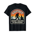 thumbnail image 1 of Bigfoot Doesn't Believe In You Either Funny Sasquatch Retro T-Shirt, 1 of 5