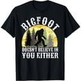 thumbnail image 1 of Bigfoot Doesn't Believe in You Either Distressed Unisex T-Shirt for Men Women Kids Toddler,Black Color,Size 2XL, 1 of 5