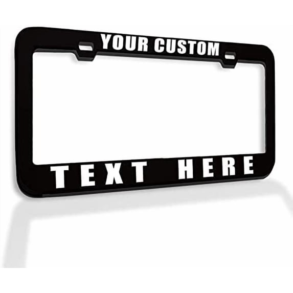 Bigfoot Doesn't Believe in You Either Style Metal License Plate Frame Personalized/Car Accessories Car Tag Holder Cover (Custom Frame)