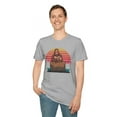 thumbnail image 1 of Bigfoot Drinking Coffee, Gildan Unisex Softstyle T-Shirt, Graphic Tee S-3XL, 1 of 5