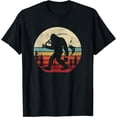 thumbnail image 1 of Bigfoot Fishing Funny Retro Sasquatch Unisex T-Shirt for Men Women Kids Toddler, 1 of 5