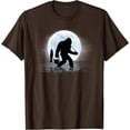 thumbnail image 1 of Bigfoot Fishing Funny Sasquatch and Fish Night Fishing Unisex T-Shirt for Men Women Kids Toddler, 1 of 5