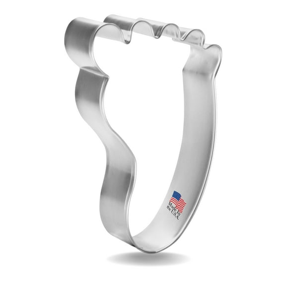 Bigfoot Foot Cookie Cutter 3 7/8 in  Made in the USA  Foose Cookie Cutters Tin Plated Steel  Cookie Mold