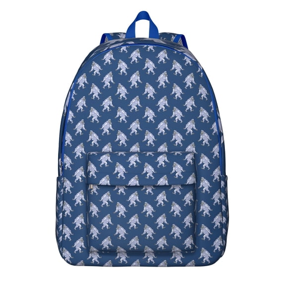 Bigfoot Footprint Pattern Backpack, Durable Laptop Bag with Outdoor Survival and Hiking Design, Perfect for Creature Enthusiasts