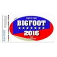 thumbnail image 1 of Bigfoot For President 2016 Election SLAP-STICKZ(TM) Euro Oval Premium Sticker, 1 of 1