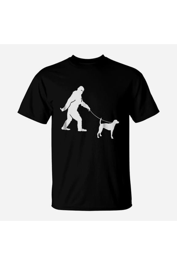 Bigfoot Fun American Foxhound Funny Sasquatch Dog Gift TShirt