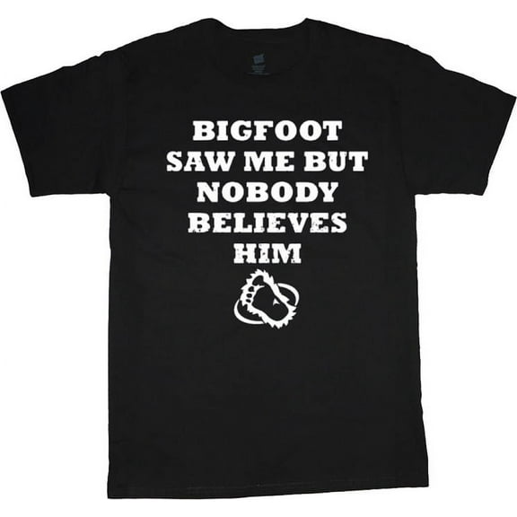 Bigfoot Funny T-shirt Men's Big and Tall Graphic Tee