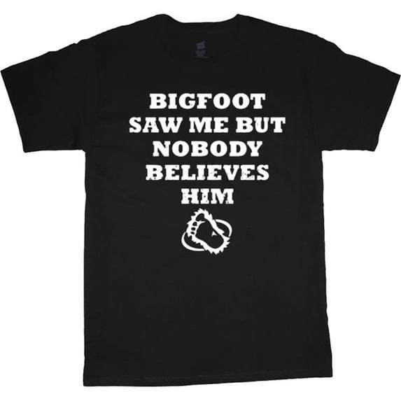 Bigfoot Funny T-shirt Men's Big and Tall Graphic Tee