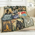 thumbnail image 1 of Bigfoot Gifts, Big Foot Sasquatch Gifts, Sasquatch Gifts, Bigfoot Gifts for Men Women, Christmas Birthday Gifts for Sasquatch Lovers, Gifts for Bigfoot Lovers, Big Foot Throw Blanket 60"X50", 1 of 6
