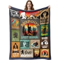 thumbnail image 1 of Bigfoot Gifts Blanket 50"x60", Big Foot Sasquatch Gifts for Men Women Kids, Funny Big Foot Lovers Gift, Sasquatch Gifts, Cool Christmas Birthday Gifts for Sasquatch Lovers, Hide and Seek Champion Gift, 1 of 6