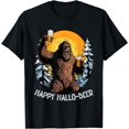 Bigfoot Halloween Costume Sasquatch Beer Trick Or Treat T Shirt Men