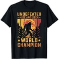 thumbnail image 1 of Bigfoot Hide And Seek World Champion retro vintage bigfoot T-ShirtMen's and women's gift, black and white T-shirt, size: Extra large S-4XL, 1 of 4
