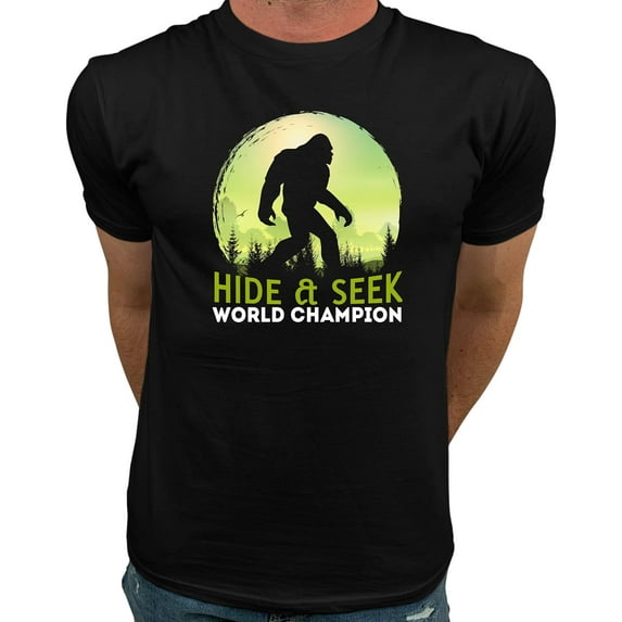 Bigfoot Hide and Seek Shirt Bigfoot T Shirts for Men | Bigfoot Gifts for Men
