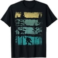 thumbnail image 1 of Bigfoot Hiding in Forest for Outdoor Sasquatch Believer T-Shirt Shirts, 1 of 4