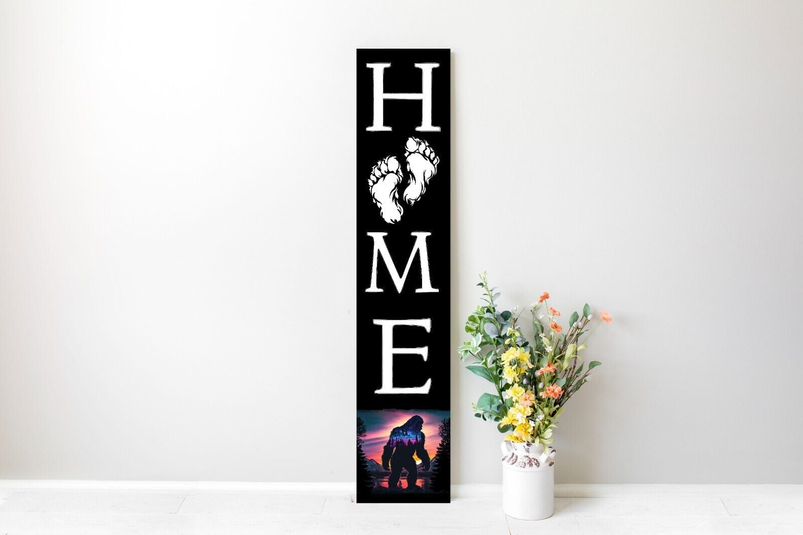 Bigfoot Home Vertical Wood Print Sign Door Hanger Porch 24 Inch 2 Foot bigfoot-home-vertical-wood-print-sign-door-hanger-porch-24-inch-2-foot