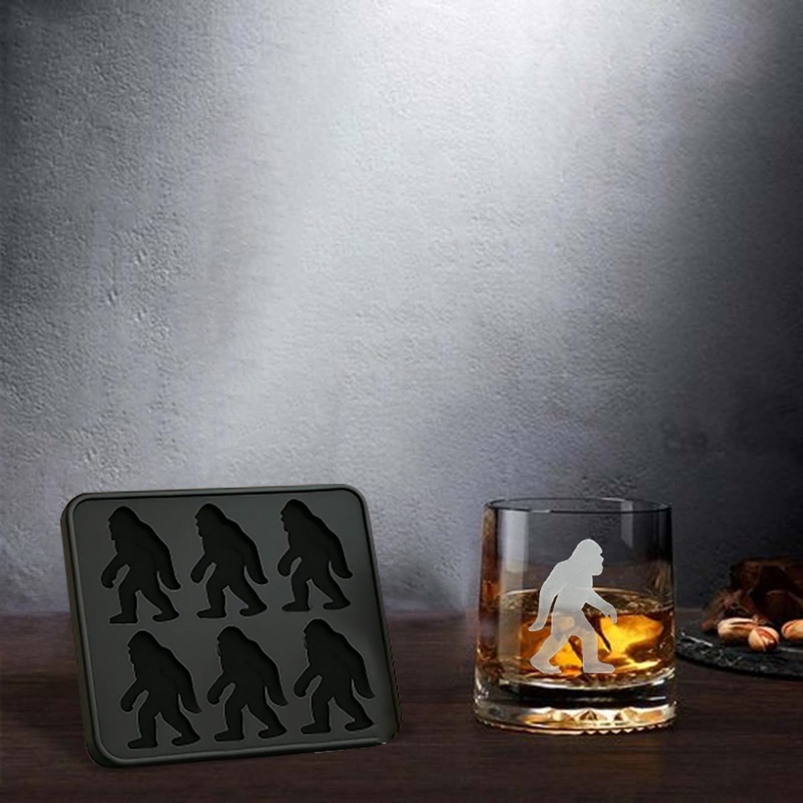 Ice Mold Sasquatch Shape Silicone Ice Cube Molds Funny Silicone Molds ...