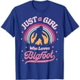 thumbnail image 1 of Bigfoot Just A Girl Who Loves Sasquatch Funny Retro Vintage Unisex T-Shirt for Men Women Kids Toddler,Royal Blue Color,Size 5XL, 1 of 5
