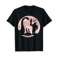 thumbnail image 1 of Bigfoot Loch Ness Monster Sasquatch Cat Ufo Funny Aliens Cotton T-Shirt, 1 of 5