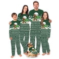thumbnail image 1 of Bigfoot Matching Family Christmas Pajamas Green, Fair Isle Print, Cotton And Poly, 2 Pieces, 1 of 7