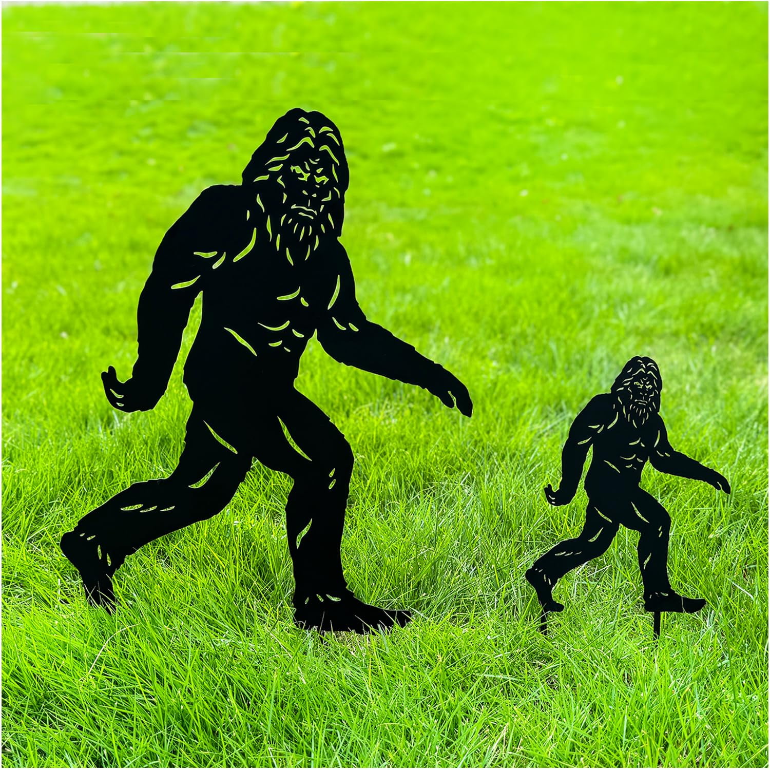 Bigfoot Metal Decorative Garden AIF4 Stakes Big Foot Sasquatch for Men