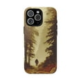 thumbnail image 1 of Bigfoot Misty Woods Sasquatch Foggy Pine Wilderness Scene Phone Case for 11 12 13 14 15 16 17 Pro Max, 1 of 2