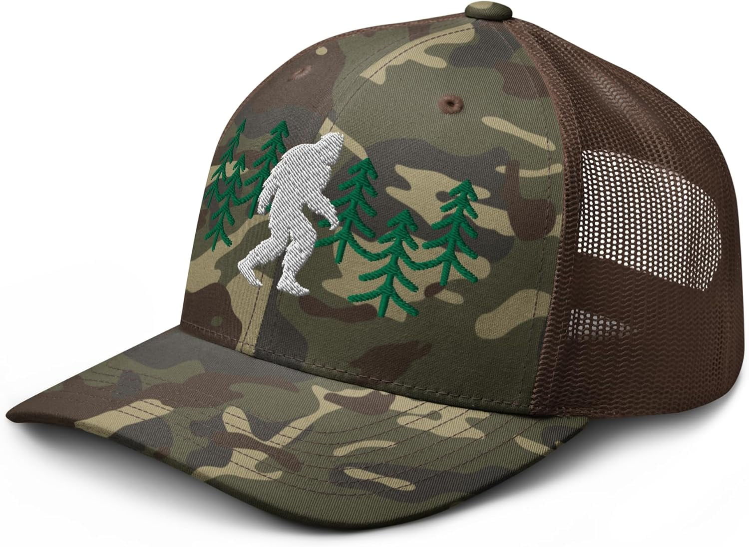 Bigfoot Hat For Men & Women - Funny Embroidered Sasquatch Adjustable Cotton Cap, Outdoor & Gift For Fans