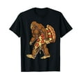 thumbnail image 1 of Bigfoot Pizza Funny Men Women Food Lovers Pepperoni T-Shirt, 1 of 5