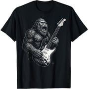 Bigfoot Playing Guitar Sasquatch T-Shirt