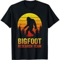 thumbnail image 1 of Bigfoot Research Team Retro Vintage Sasquatch Men Women T-Shirt, 1 of 4
