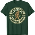 Bigfoot Research Team Retro Vintage Sasquatch TShirt for Men Women