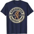 thumbnail image 1 of Bigfoot Research Team Retro Vintage Sasquatch Unisex T-Shirt for Men Women Kids Toddler,Navy Color,Size 3T, 1 of 5