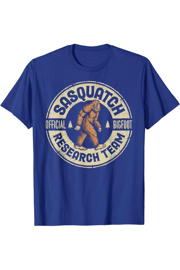 Bigfoot Research Team Retro Vintage Sasquatch Unisex T-Shirt for Men Women Kids Toddler