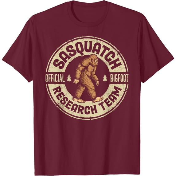 Bigfoot Research Team Retro Vintage Sasquatch Unisex T-Shirt for Men Women Kids Toddler