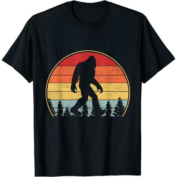 Bigfoot Retro Vintage 70s 80s Sasquatch Lovers Men Women T-Shirt