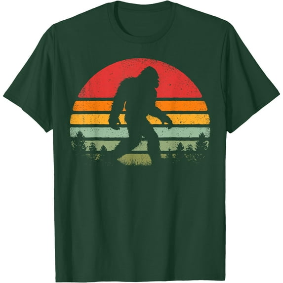 Bigfoot Retro Vintage 70s 80s Sasquatch Lovers Unisex T-Shirt for Men Women Kids Toddler