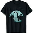 thumbnail image 1 of Bigfoot Riding Loch Ness Monster Sasquatch Ufo Abduction T-Shirt, 1 of 5