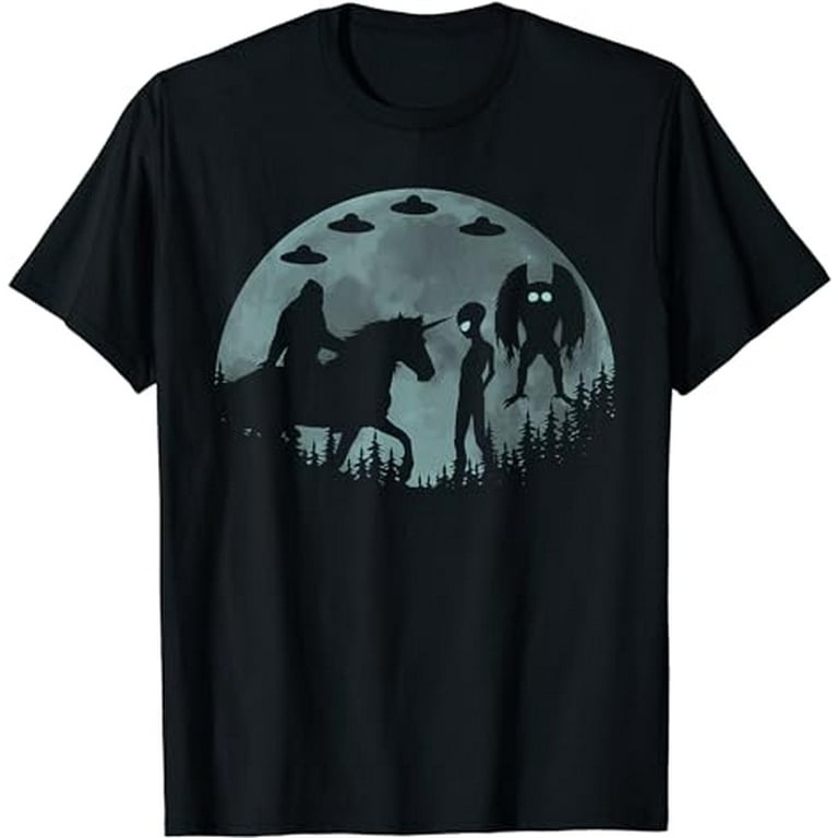 Sasquatch Unicorn Ufo Shirt-Bigfoot Unicorn T Shirt Sasquatch Unicorn Ufo Shirt-Bigfoot Unicorn T Shirt