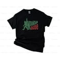 thumbnail image 1 of Bigfoot Rock On Mountain Dude Sasquatch Funny Cryptid Legend New Unisex T-Shirt, up to 5XL, 1 of 3