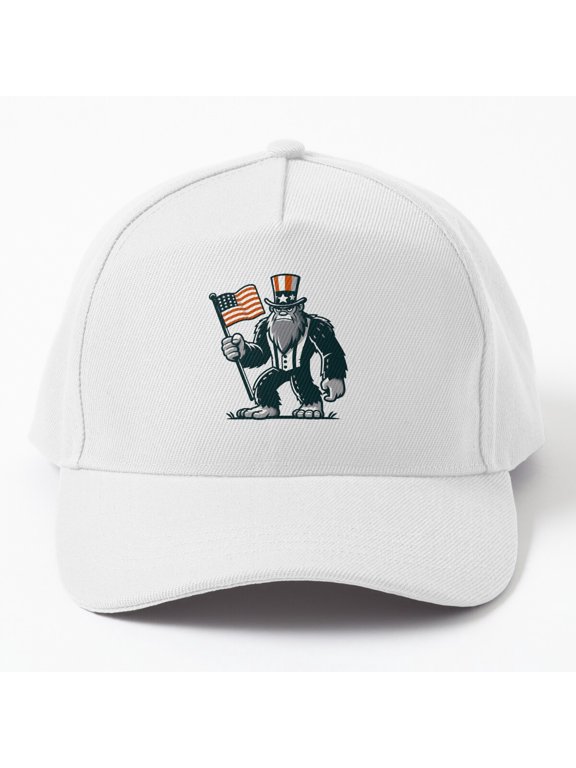 Bigfoot Sam Baseball Cap, Sasquatch Character Graphic Design, Classic Everyday Gift Hat