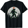 thumbnail image 1 of Bigfoot Santa Christmas Tree Lights Funny Xmas Sasquatch T-Shirt, 1 of 6