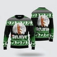 thumbnail image 1 of Bigfoot Santa Claus Christmas Moon Night Ugly Christmas Sweater – Best Gift For Christmas, 1 of 2