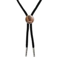 thumbnail image 1 of Bigfoot Sasquatch Believe Foot Print Western Southwest Cowboy Necktie Bow Bolo Tie, 1 of 3