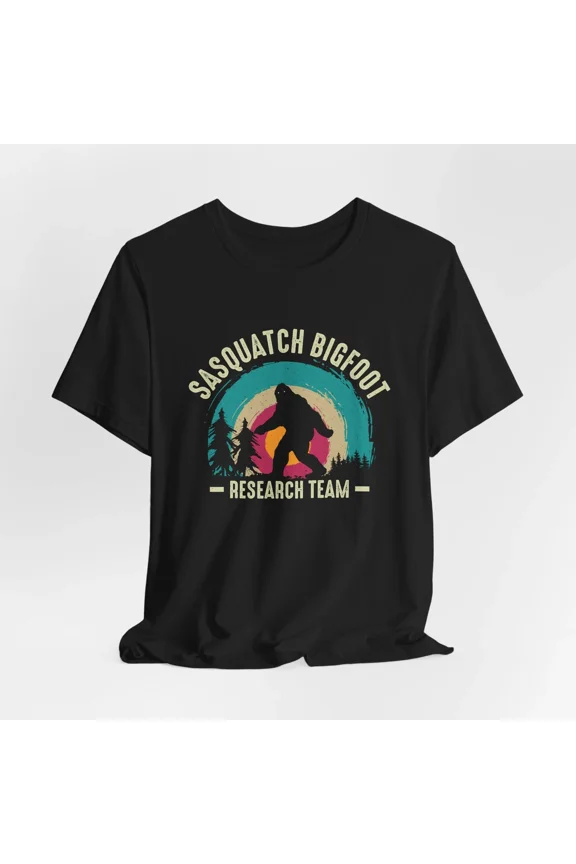 Bigfoot Sasquatch Funny Sarcastic Mythical Animal Graphic Art Unisex T-Shirt ,up to size 5XL