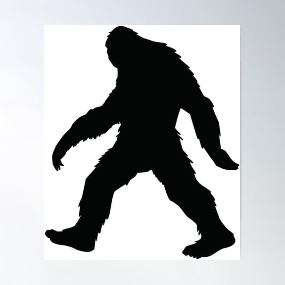 Bigfoot Sasquatch Poster Wall Art, Modern Wall Decor For Living Room Bedroom, 8x12 UNFRAMED