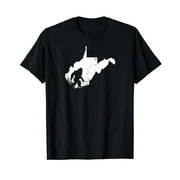 Bigfoot Sasquatch Sighted In State Of West Virginia Bigfoot T-Shirt