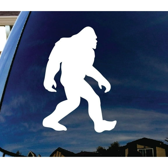 Bigfoot Sasquatch Truck Car Window White Vinyl Decal Sticker Vinyl
