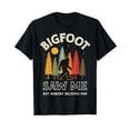 thumbnail image 1 of Bigfoot Saw Me But Nobody Believes Him Funny Sasquatch Retro T-Shirt, 1 of 5