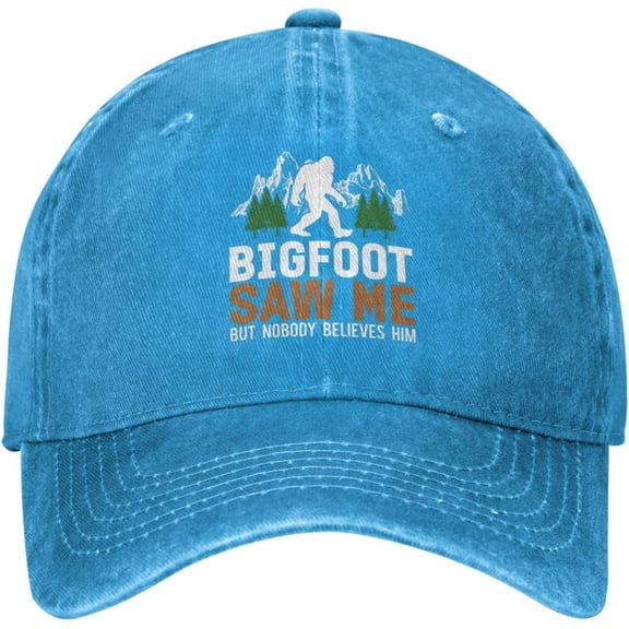 Bigfoot Saw Me Hats for Women Fashionable Bigfoot Saw Me But Nobody Believes Him Fashion Hat