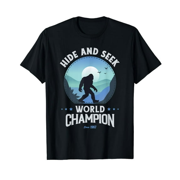 Bigfoot Shirt Hide and Seek, Bigfoot Hide and Seek Champion T-Shirt
