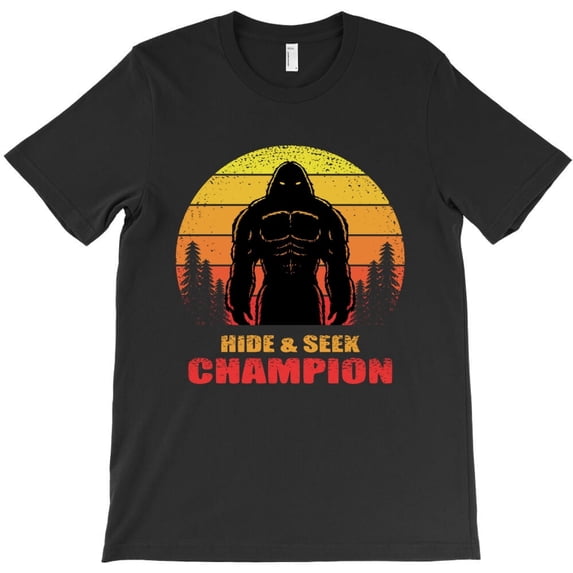 Bigfoot Silhouette Funny Retro Sunset Vector Sasquatch Cryptid H47920 ...